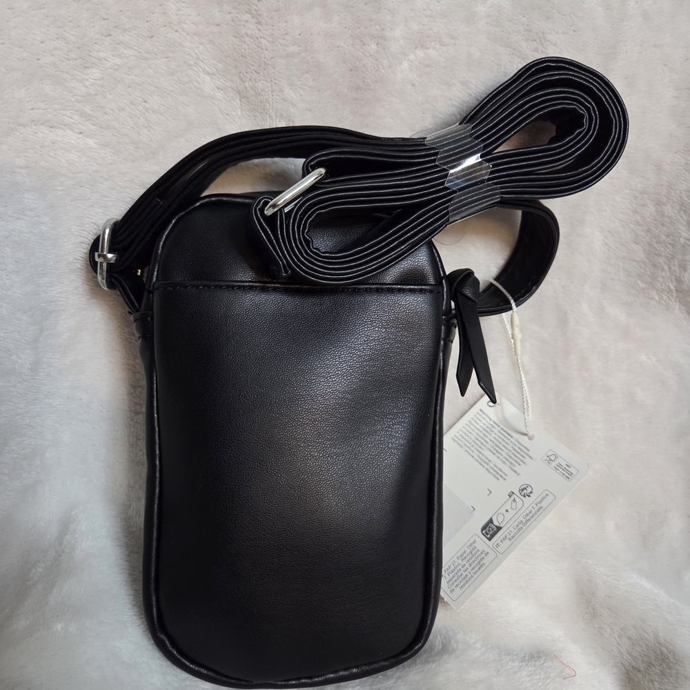 Primark Black Crossbody Bag with Silver Studs - Picture 2 of 2